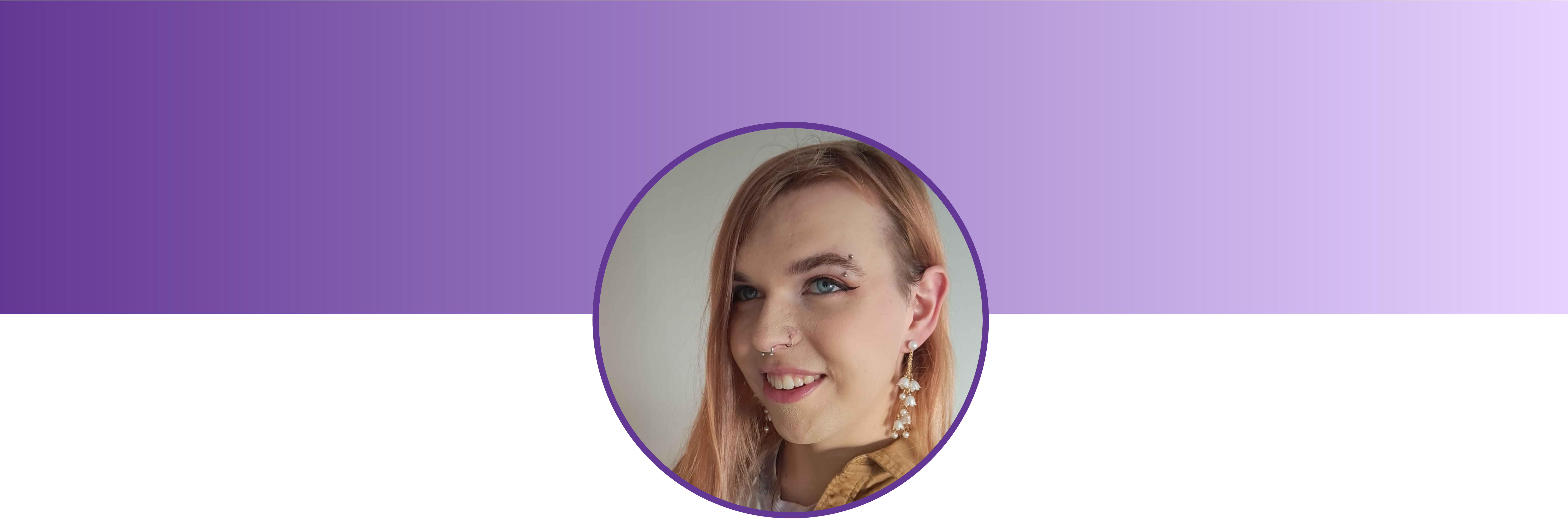 Banner with Juniper's Face